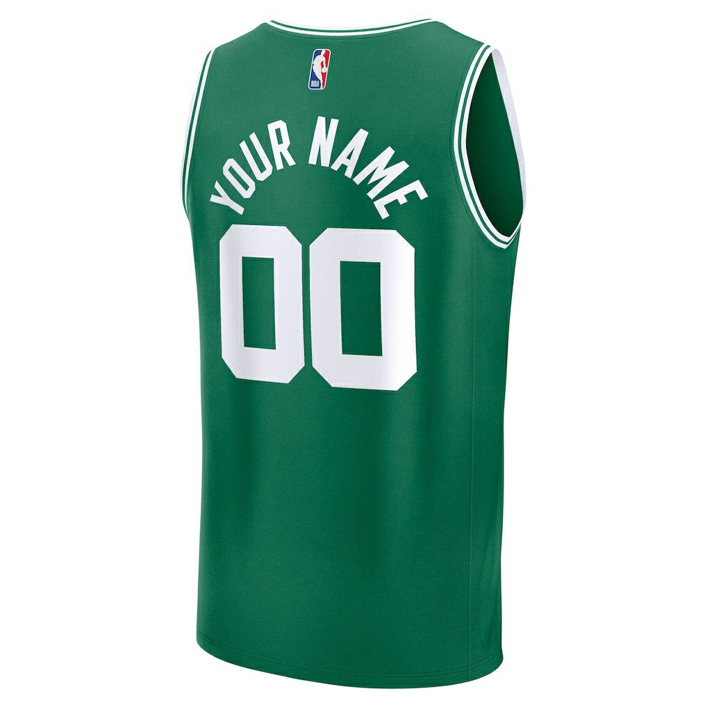 Boston Celtics Fast Break Custom Jersey Icon Edition Kelly Green - NBA