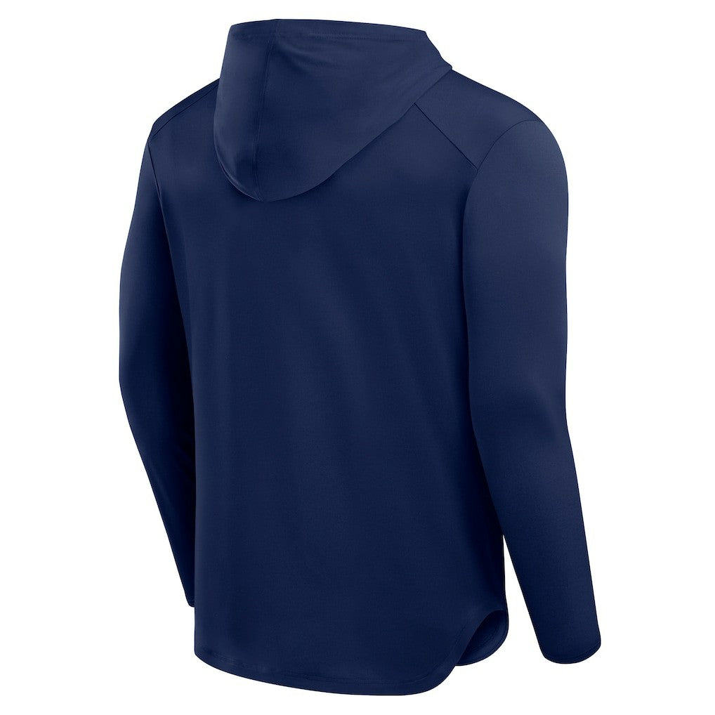 Dallas Cowboys Front Office Power Mono Long Sleeve Hoodie T-Shirt Navy | Fanatics