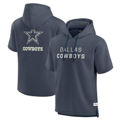 Dallas Cowboys Elements Future Ground Lettering Short Sleeve Pullover Hoodie Navy | Fanatics