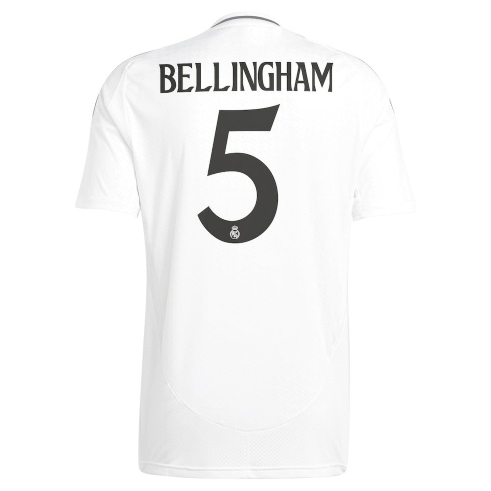 Jude Bellingham Real Madrid 2024/25 Home Replica Player Jersey White | Adidas