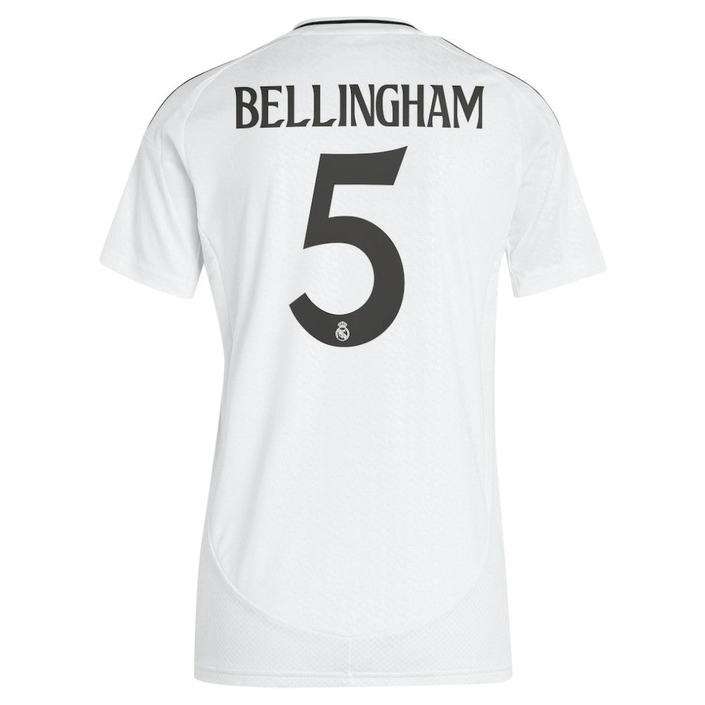 Jude Bellingham Real Madrid Women's 2024/25 Home Replica Player Jersey White | Adidas Sale