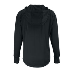 Detroit Lions Cutter & Buck Women's Daybreak Eco Recycled Half-Zip Hoodie Black | NFL