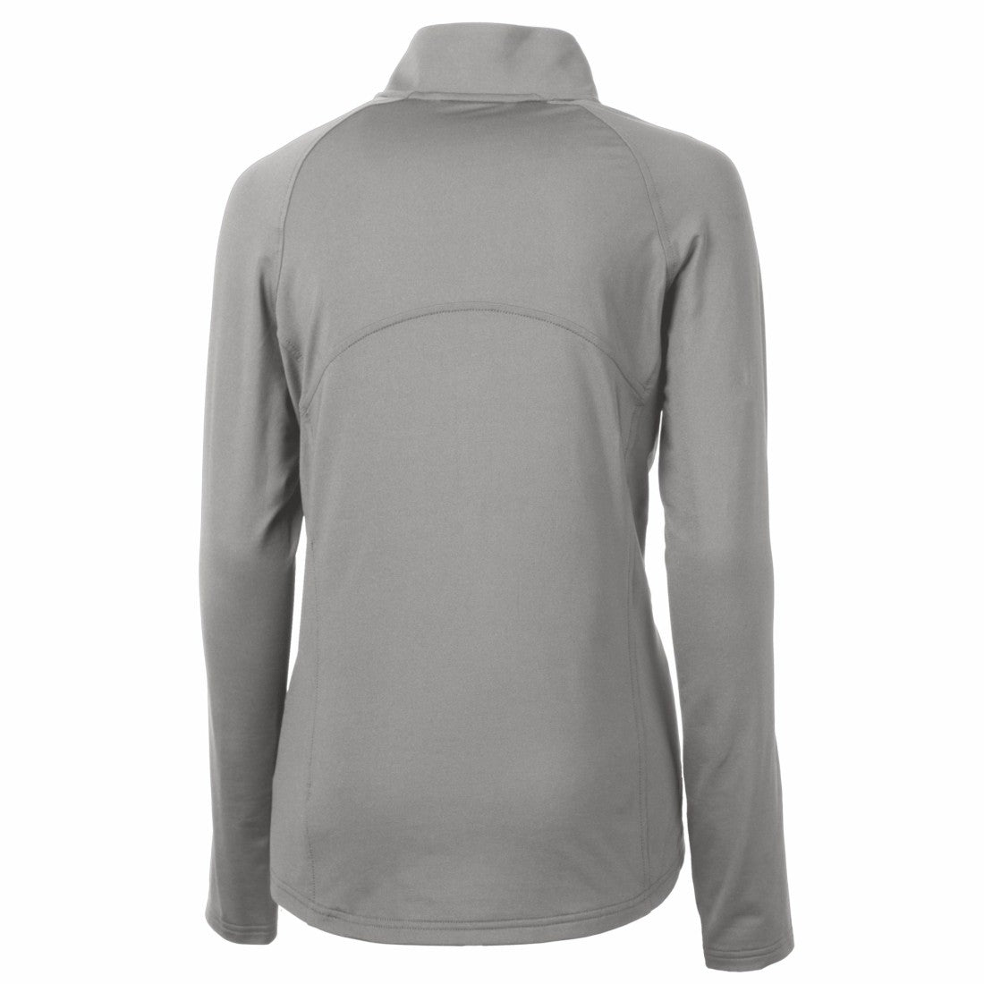 Detroit Lions Cutter & Buck Women's Adapt Eco Knit Stretch Recycled Half-Zip Pullover Top Gray | NFL