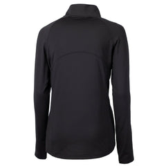 Arizona Cardinals Cutter & Buck Women's Adapt Eco Knit Stretch Recycled Half-Zip Pullover Top Black | NFL