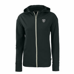 Las Vegas Raiders Cutter & Buck Women's Daybreak Eco Recycled Full-Zip Hoodie Black | NFL