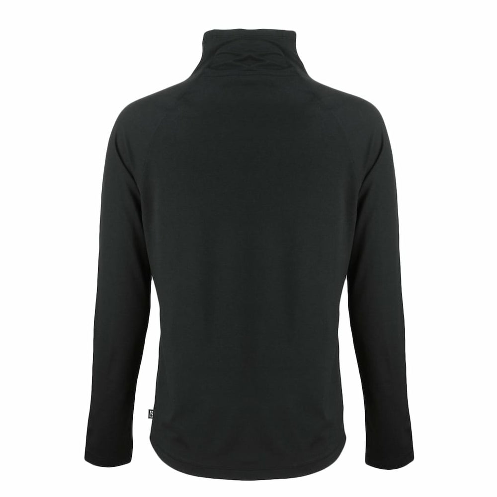Miami Dolphins Cutter & Buck Women's Coastline Epic Comfort Eco Recycled Funnel Neck Pullover Sweatshirt Black | NFL