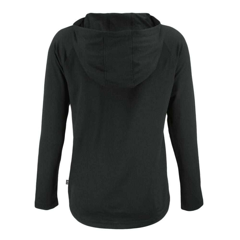 Green Bay Packers Cutter & Buck Women's Coastline Epic Comfort Eco Recycled Long Sleeve Hoodie T-Shirt Black | NFL