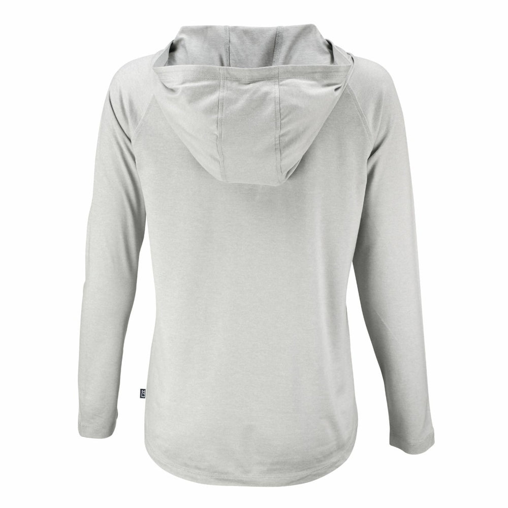 Detroit Lions Cutter & Buck Women's Coastline Epic Comfort Eco Recycled Long Sleeve Hoodie T-Shirt Gray | NFL