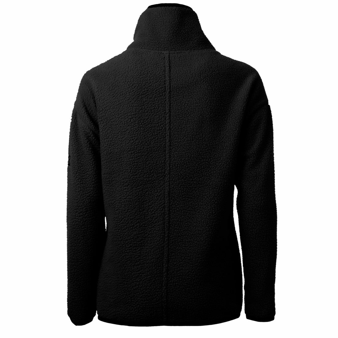 Detroit Lions Cutter & Buck Women's Cascade Eco Sherpa Fleece Half-Zip Jacket Black | NFL