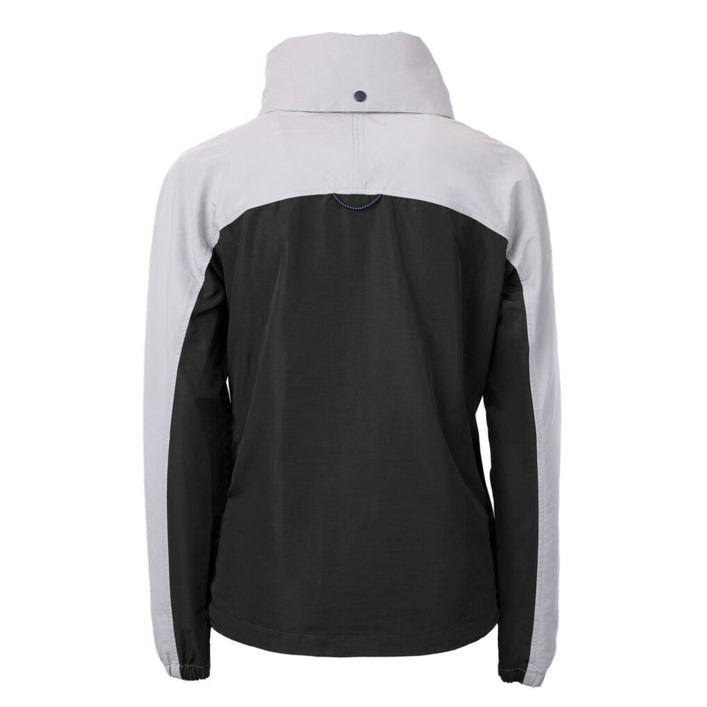 Buffalo Bills Cutter & Buck Women's Charter Eco Recycled Half-Zip Hoodie Anorak Jacket Black | NFL
