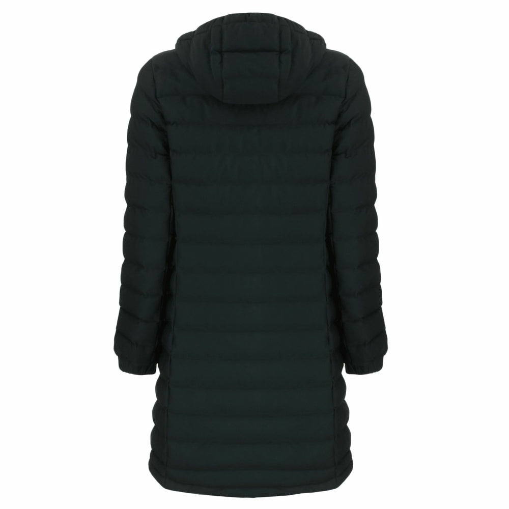 Green Bay Packers Cutter & Buck Women's Mission Ridge Repreve Eco Insulated Full-Zip Hoodie Long Puffer Jacket Black | NFL