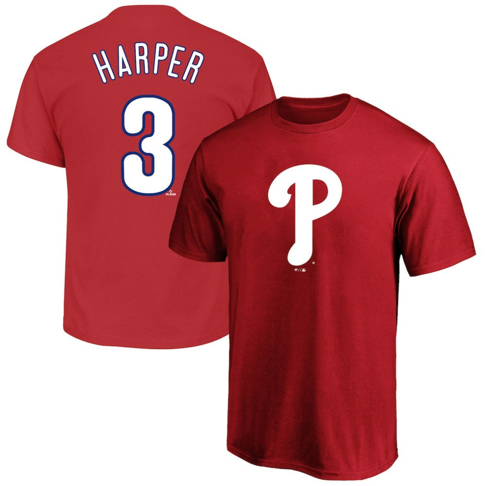Bryce Harper Philadelphia Phillies Fanatics Big & Tall Name & Number T-Shirt - MLB