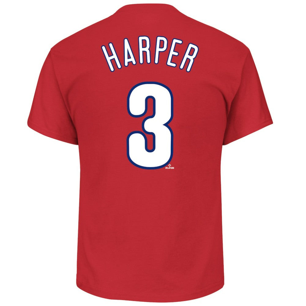 Bryce Harper Philadelphia Phillies Fanatics Big & Tall Name & Number T-Shirt - MLB