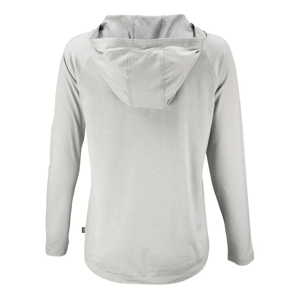 Pittsburgh Steelers Cutter & Buck Women's Coastline Epic Comfort Eco Recycled Long Sleeve Hoodie T-Shirt Gray | NFL