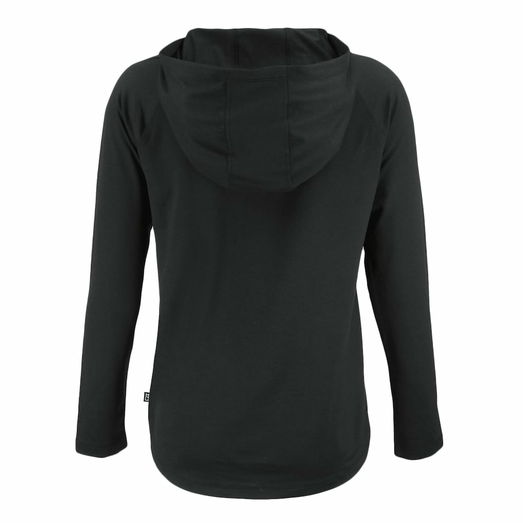 Washington Commanders Cutter & Buck Women's Coastline Epic Comfort Eco Recycled Long Sleeve Hoodie T-Shirt Black | NFL