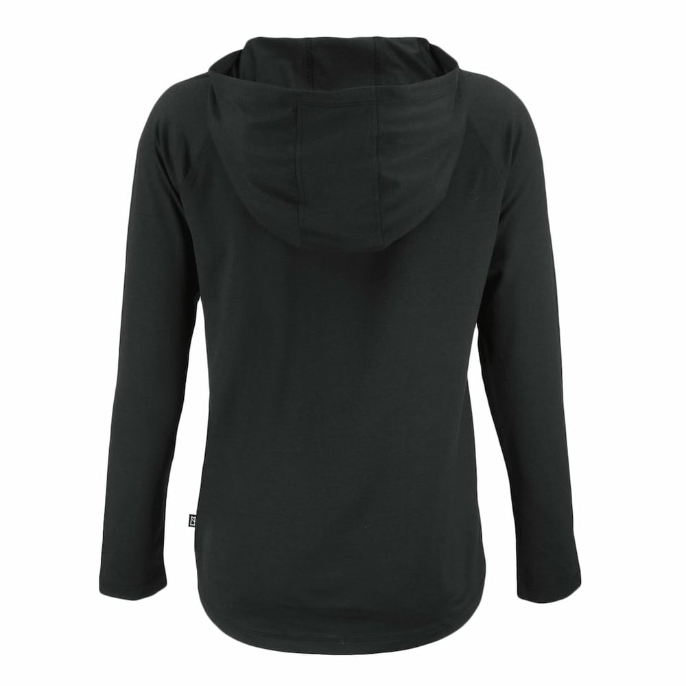 Philadelphia Eagles Cutter & Buck Women's Coastline Epic Comfort Eco Recycled Long Sleeve Hoodie T-Shirt Black | NFL