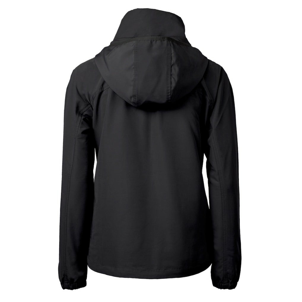 Seattle Seahawks Cutter & Buck Women's Charter Eco Recycled Half-Zip Hoodie Anorak Jacket Black | NFL