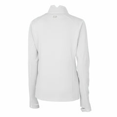Tennessee Titans Cutter & Buck Women's Traverse Stretch DryTec Quarter-Zip Top White | NFL