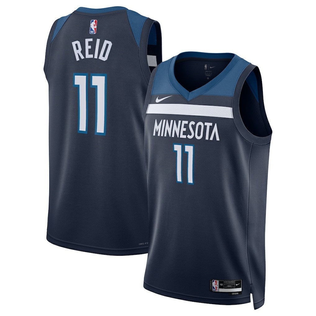 Naz Reid Minnesota Timberwolves Unisex Swingman Replica Jersey Icon Edition Navy - NBA