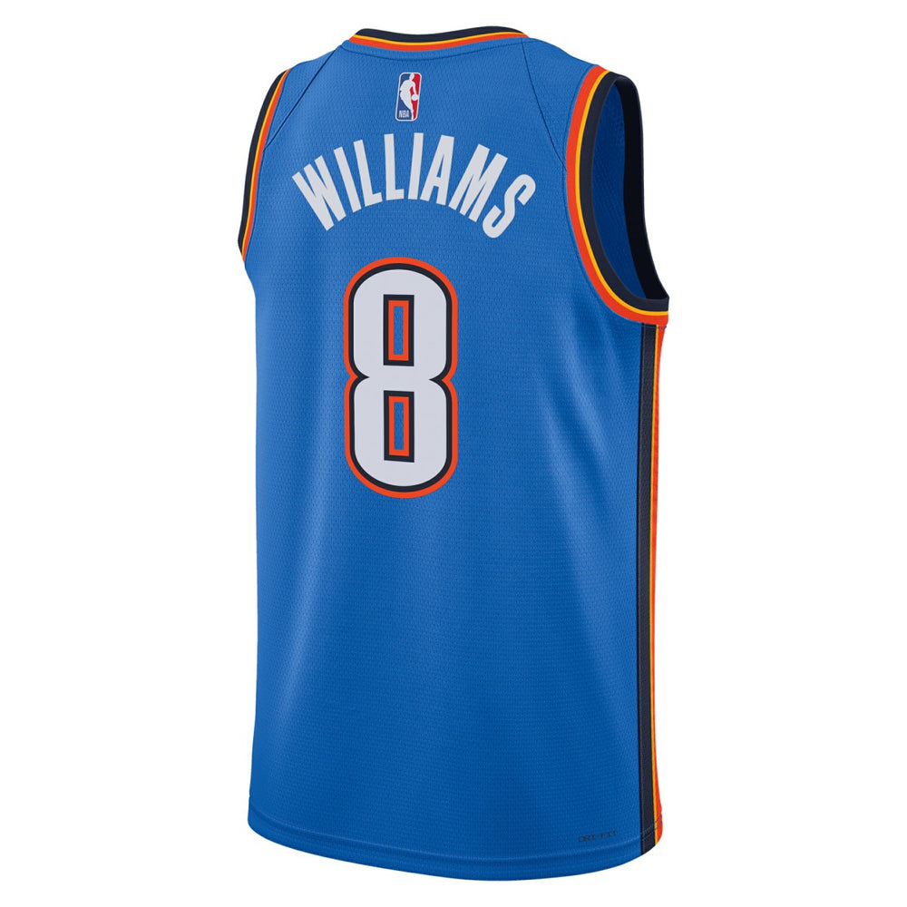 Jalen Williams Oklahoma City Thunder Unisex Swingman Replica Jersey Icon Edition Blue - NBA