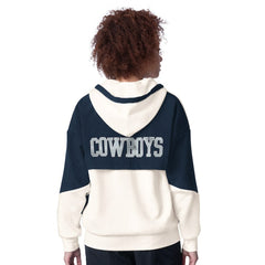 Dallas Cowboys Starter Women's Scrimmage Full-Zip Hoodie White | NFL