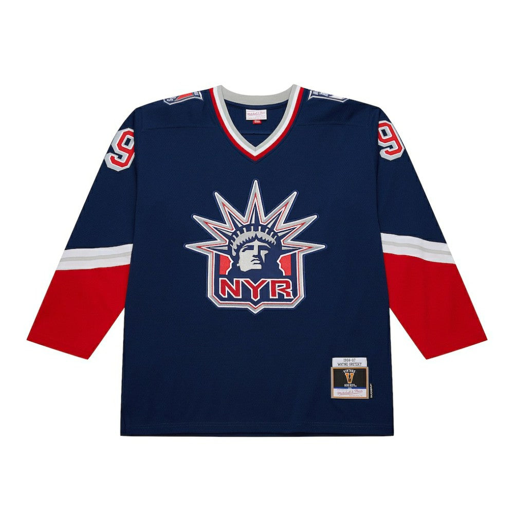 Wayne Gretzky New York Rangers Mitchell & Ness Youth 1996/97  Power Play Player Jersey - NHL