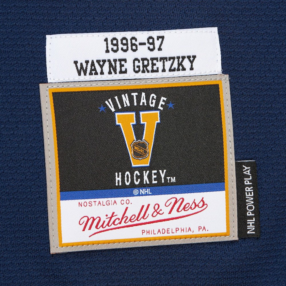 Wayne Gretzky New York Rangers Mitchell & Ness Youth 1996/97  Power Play Player Jersey - NHL