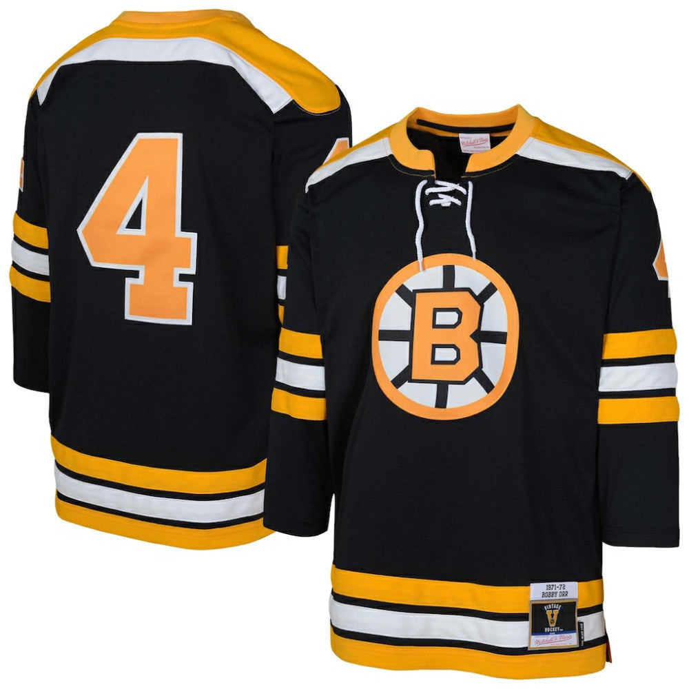 Bobby Orr Boston Bruins Mitchell & Ness Youth  Power Play Player Jersey - Black - NHL