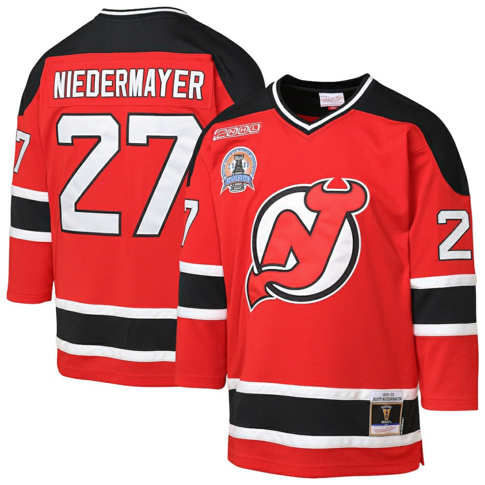Scott Niedermayer New Jersey Devils Mitchell & Ness Youth  1999/00 Power Play Player Jersey - Red - NHL