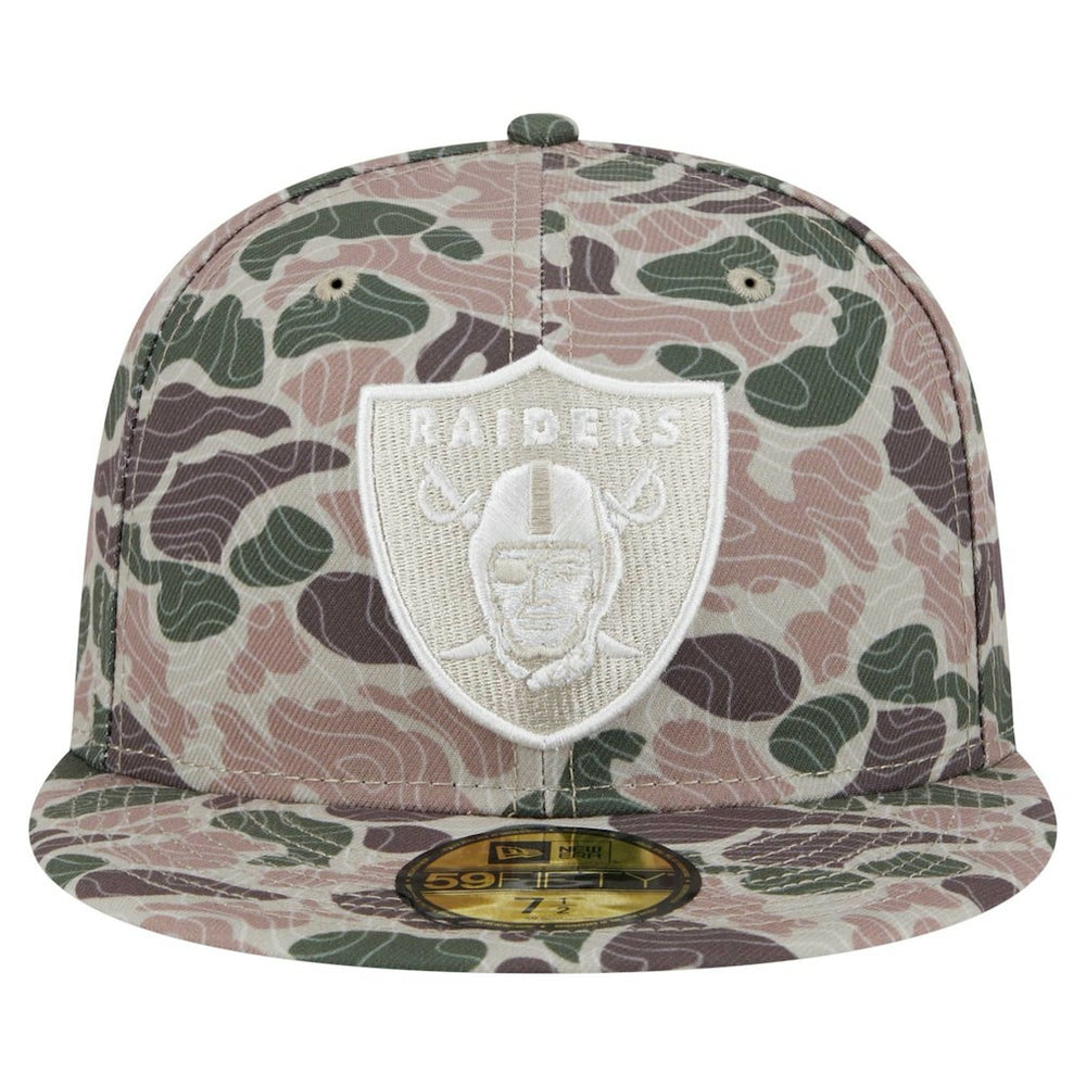 Las Vegas Raiders New Era Geo Camo 59FIFTY Fitted Hat | NFL