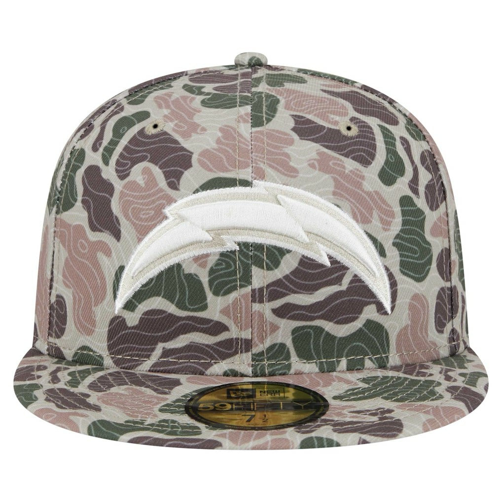 Los Angeles Chargers New Era Geo Camo 59FIFTY Fitted Hat | NFL