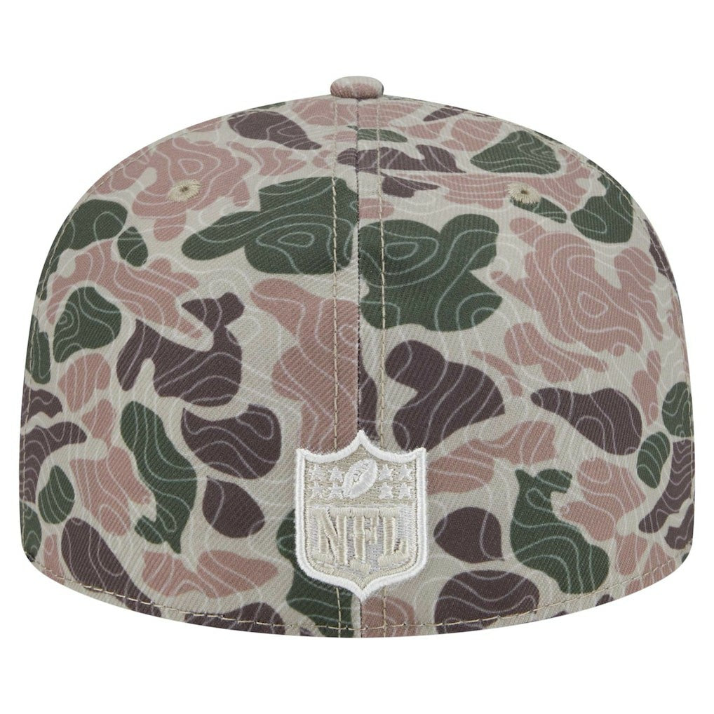 Miami Dolphins New Era Geo Camo 59FIFTY Fitted Hat | NFL