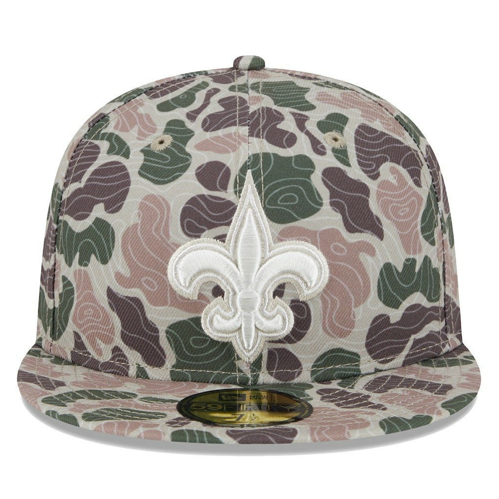 New Orleans Saints New Era Geo Camo 59FIFTY Fitted Hat | NFL