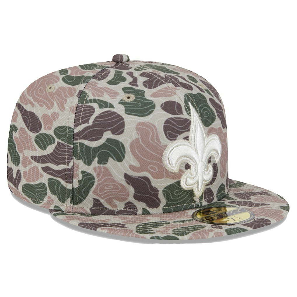 New Orleans Saints New Era Geo Camo 59FIFTY Fitted Hat | NFL