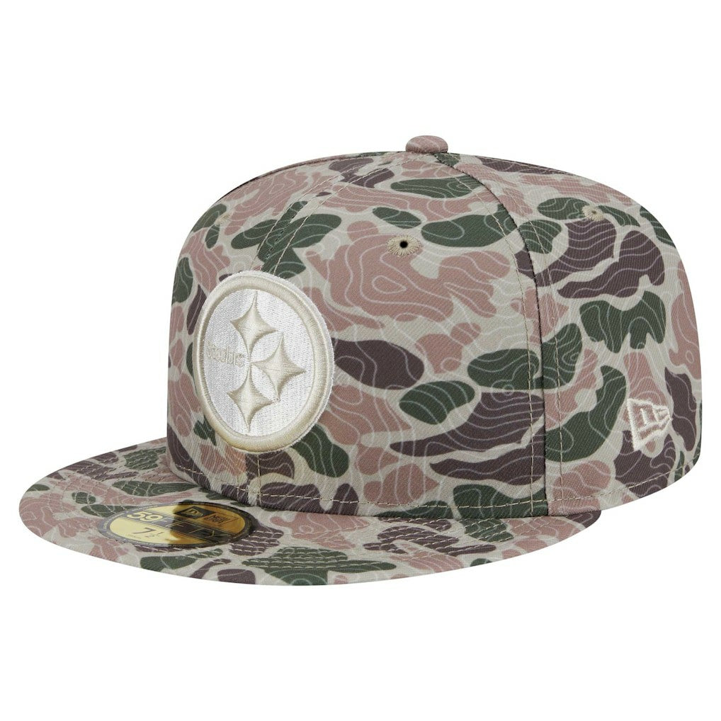 Pittsburgh Steelers New Era Geo Camo 59FIFTY Fitted Hat | NFL