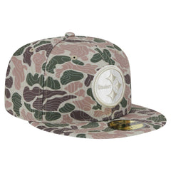 Pittsburgh Steelers New Era Geo Camo 59FIFTY Fitted Hat | NFL