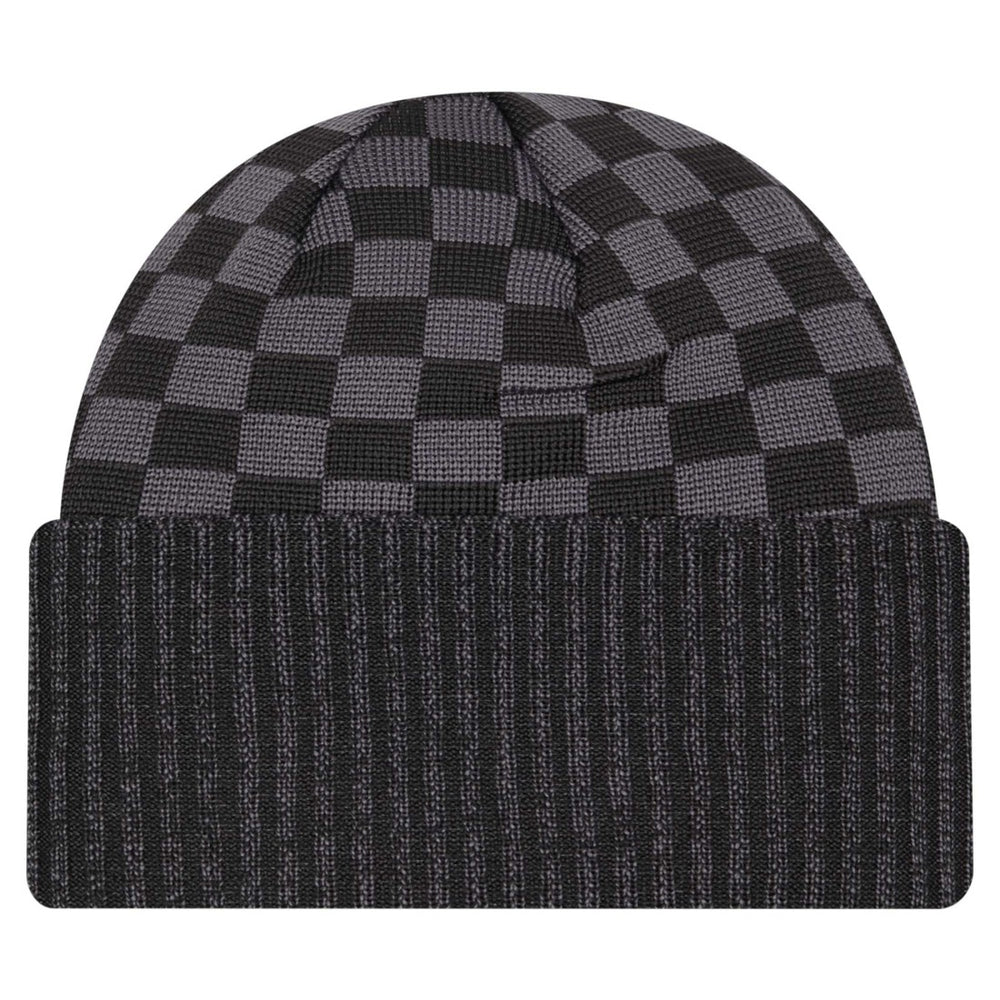 New York Jets New Era Checkered Cuffed Knit Hat Black | NFL