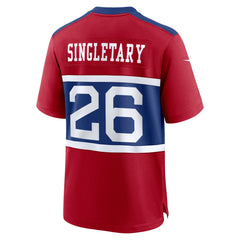 Devin Singletary New York Giants Youth Game Jersey Red | Nike for Sale