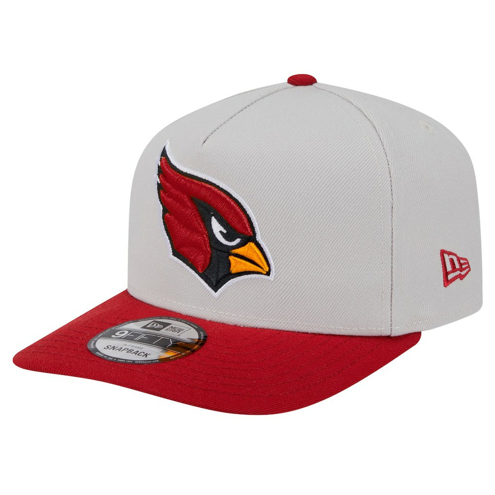 Arizona Cardinals New Era Decent 9FIFTY A-Frame Snapback Hat Stone | NFL