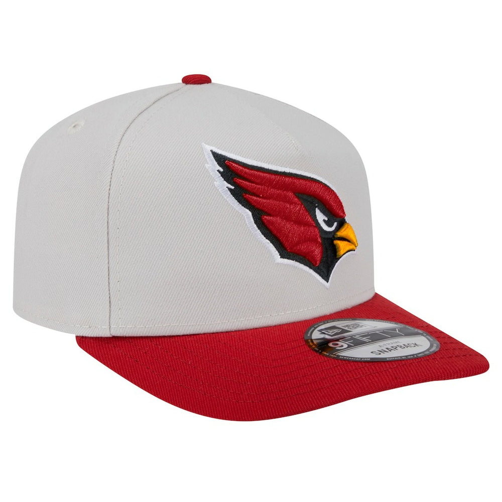 Arizona Cardinals New Era Decent 9FIFTY A-Frame Snapback Hat Stone | NFL