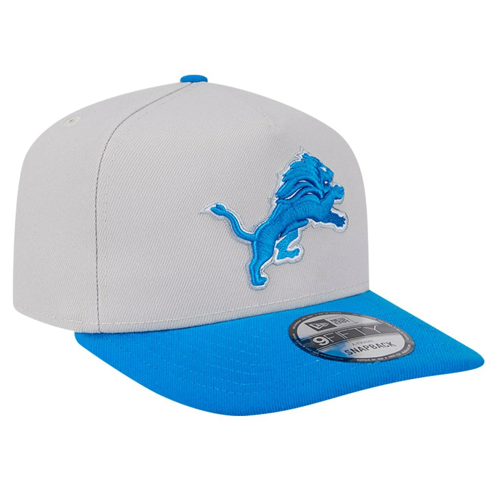 Detroit Lions New Era Decent 9FIFTY A-Frame Snapback Hat Stone | NFL