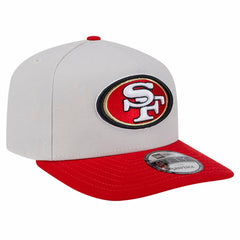 San Francisco 49ers New Era Decent 9FIFTY A-Frame Snapback Hat Stone | NFL