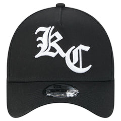 Kansas City Chiefs New Era Mystic 9FORTY A-Frame Adjustable Hat Black | NFL