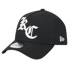 Kansas City Chiefs New Era Mystic 9FORTY A-Frame Adjustable Hat Black | NFL