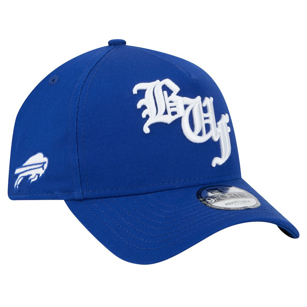 Buffalo Bills New Era Mystic 9FORTY A-Frame Adjustable Hat Royal | NFL