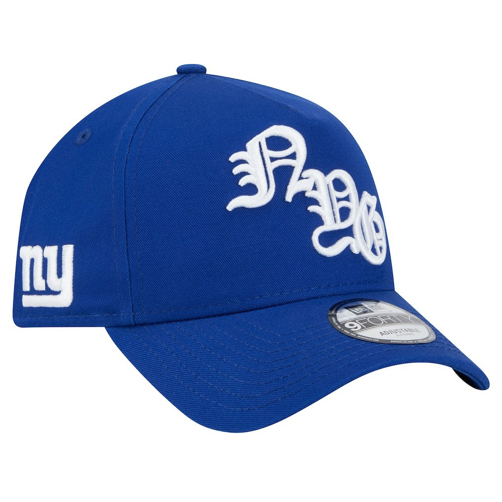 New York Giants New Era Mystic 9FORTY A-Frame Adjustable Hat Royal | NFL