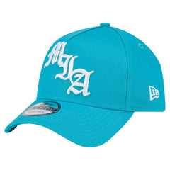 Miami Dolphins New Era Mystic 9FORTY A-Frame Adjustable Hat Aqua | NFL