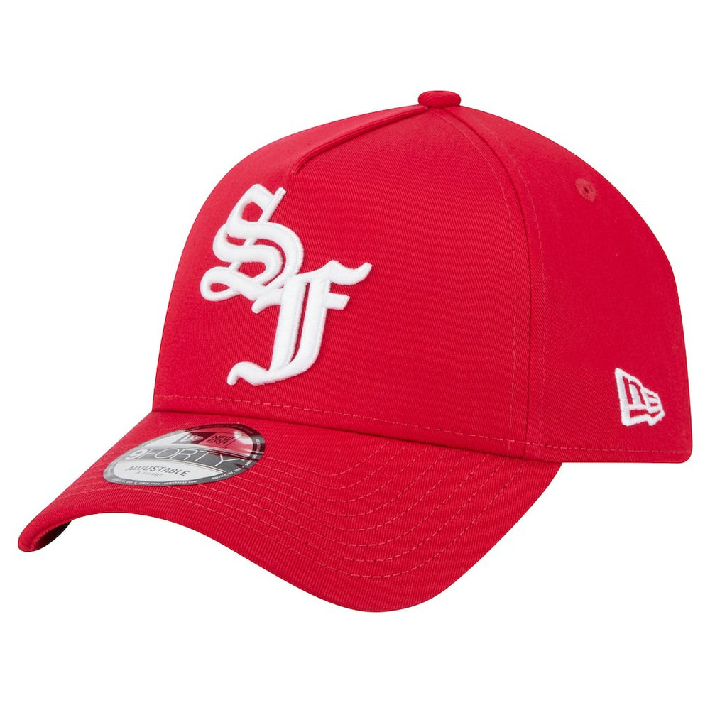 San Francisco 49ers New Era Mystic 9FORTY A-Frame Adjustable Hat Scarlet | NFL