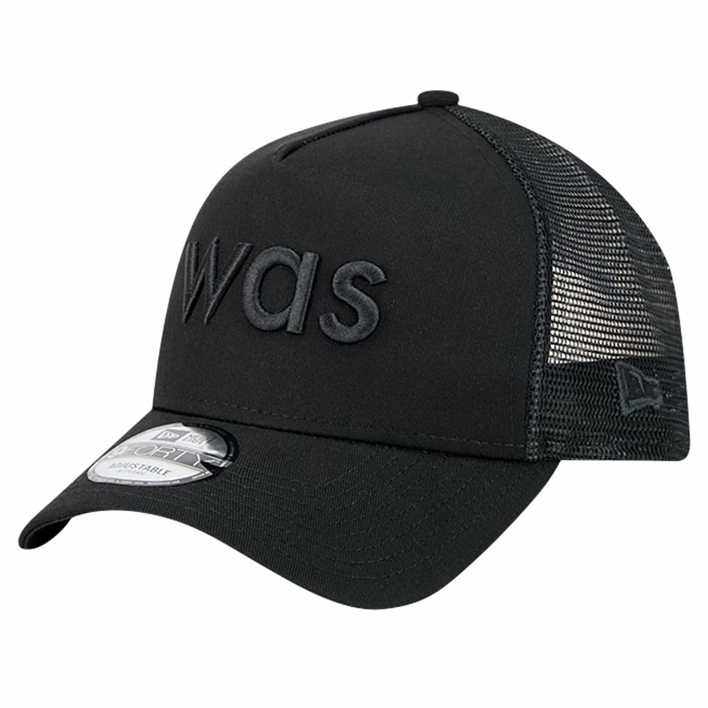 Washington Commanders New Era Domain 9FORTY A-Frame Trucker Adjustable Hat Black | NFL