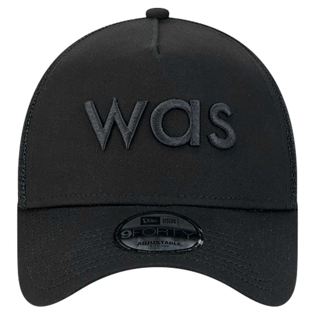 Washington Commanders New Era Domain 9FORTY A-Frame Trucker Adjustable Hat Black | NFL